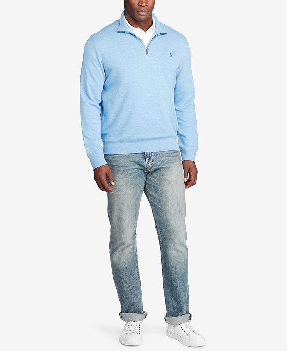 Polo Ralph Lauren Men's Big & Tall HalfZip Pullover & Reviews