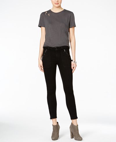 M1858 Luna Phantom Wash Utility Skinny Jeans, Only at Macy's