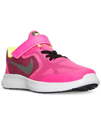 girls velcro running shoes