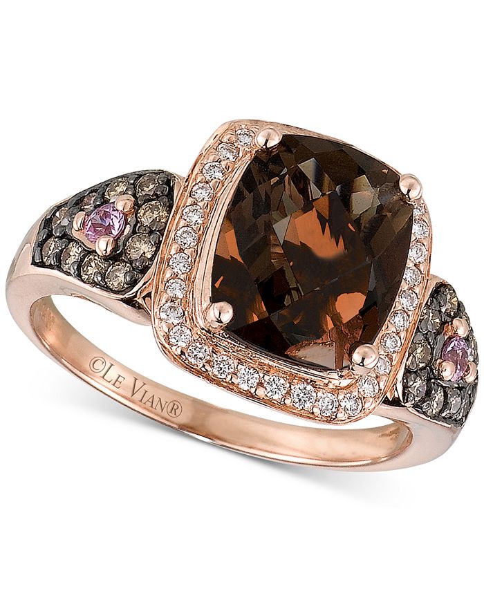 Levian smoky outlet quartz ring