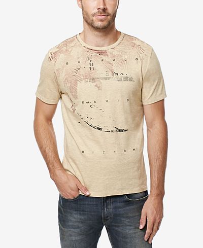 Buffalo David Bitton Men's Tifront Graphic-Print T-Shirt