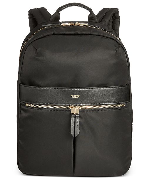 Knomo London Nylon Laptop Backpack & Reviews - Bags & Backpacks - Men ...