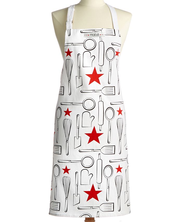 Macy's Cotton Printed Apron, Created for Macy's Macy's
