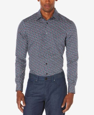 Perry Ellis - Men's Exclusive Multi-Color Floral Print Shirt