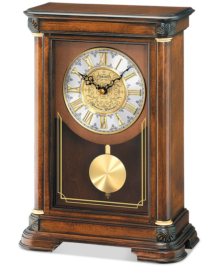Seiko Wooden Mantel Clock Macy's