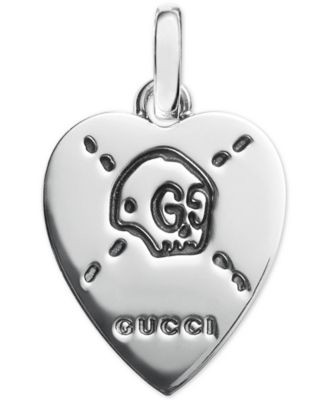 Gucci - Women's  Ghost Sterling Silver Heart Charm YBG45527200100U