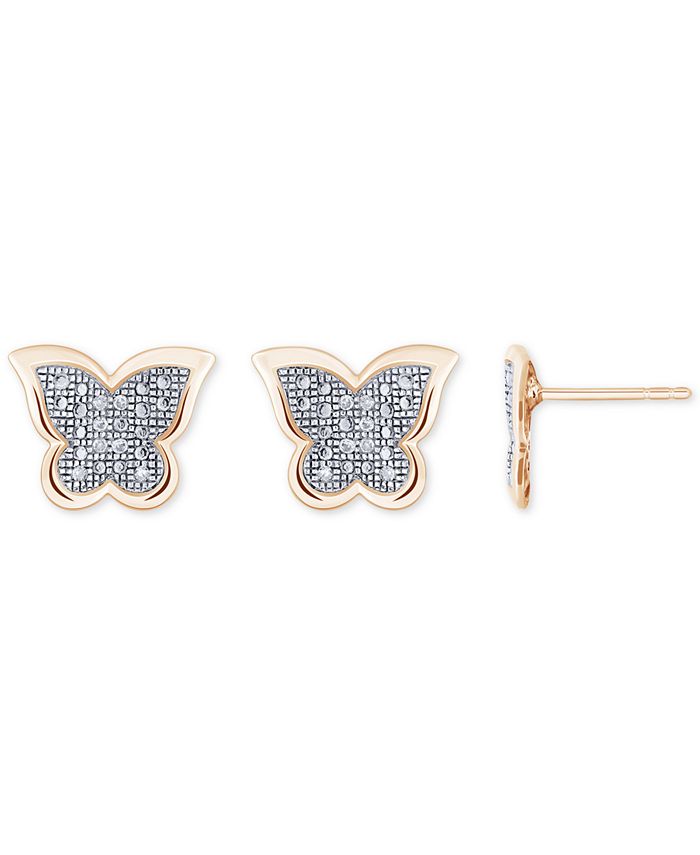 Macys butterfly clearance earrings