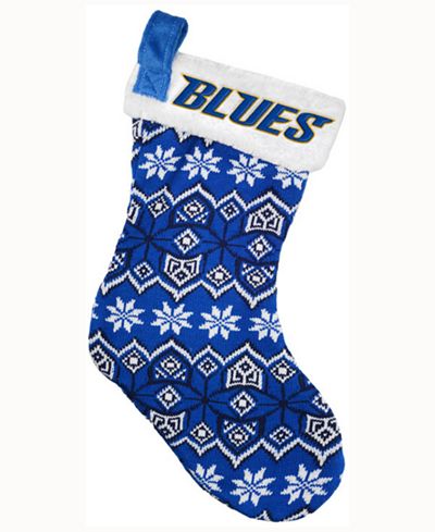 Forever Collectibles St. Louis Blues Ugly Sweater Knit Team Stocking