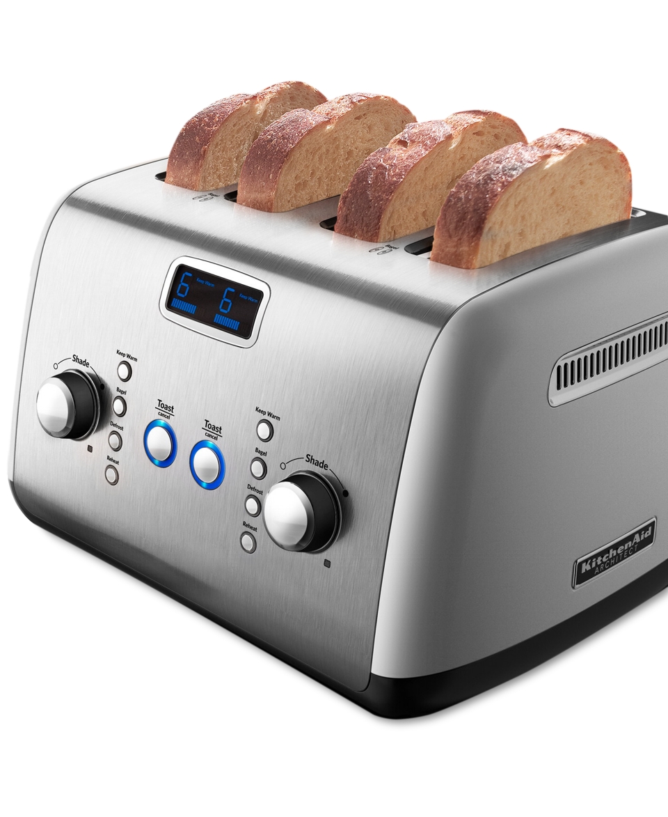 KitchenAid KMT423CS Architect Digital 4 Slice Toaster   Electrics