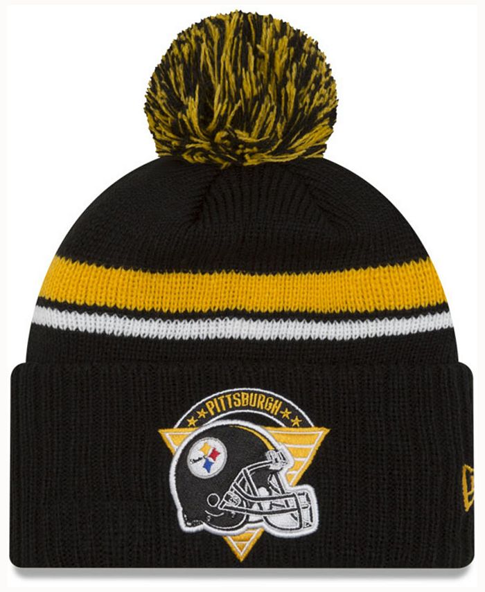 New Era Pittsburgh Steelers Diamond Stacker Knit Hat - Macy's