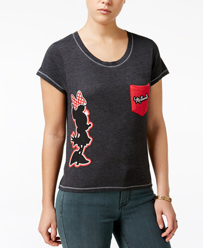 Hybrid Juniors' Disney Minnie Mouse Graphic T-Shirt
