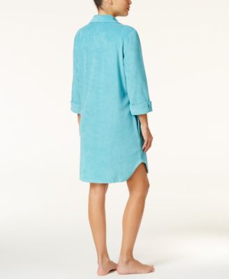Charter Club Snap Front Terry Robe, Created for Macy's