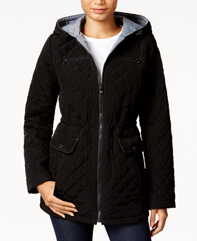 Laundry by Design Hooded Quilted Anorak Jacket