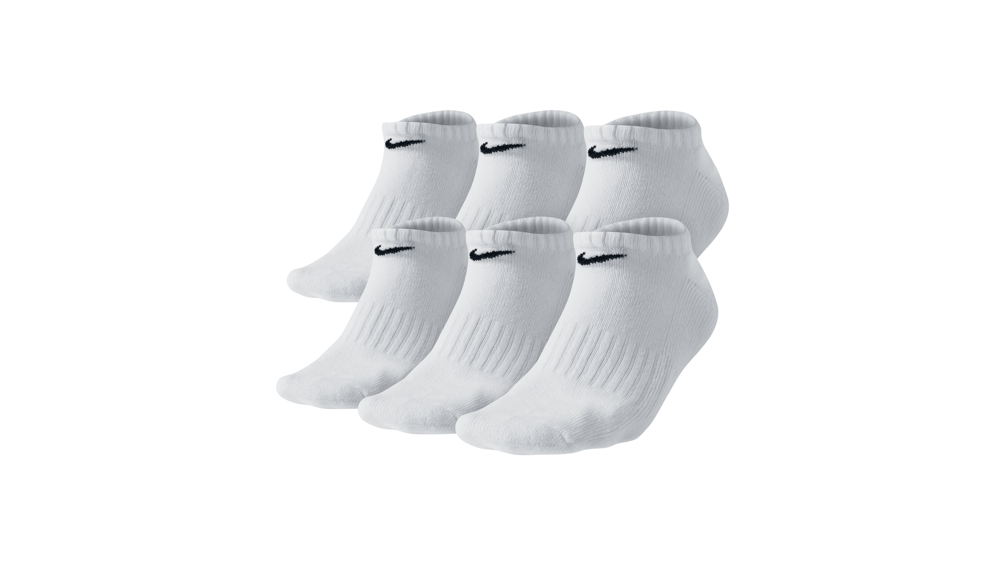 Nike Men's Cotton No-Show Socks 6-Pack