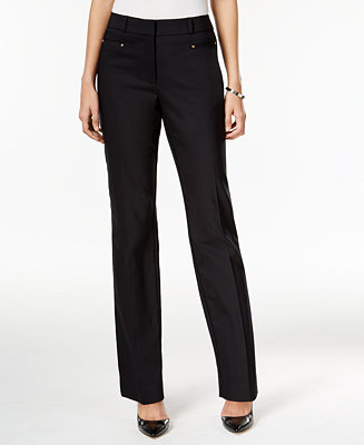 JM Collection Straight-Leg Pants, Created for Macy's - Pants - Women ...