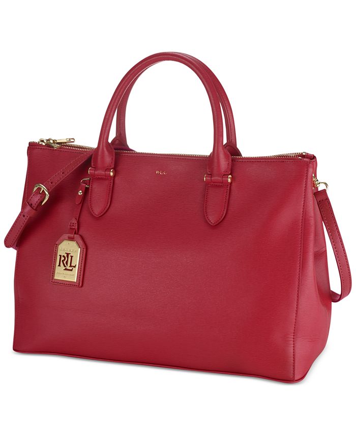 Lauren Ralph Lauren Newbury Double Zip Satchel Reviews - Handbags & Accessories -
