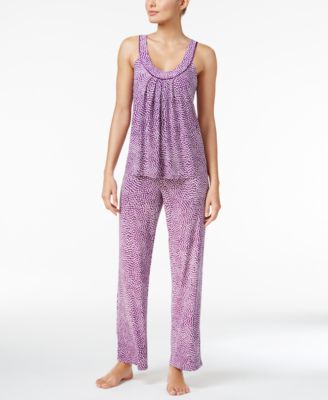 Alfani - Tank Top and Pants Printed Knit Pajama Set