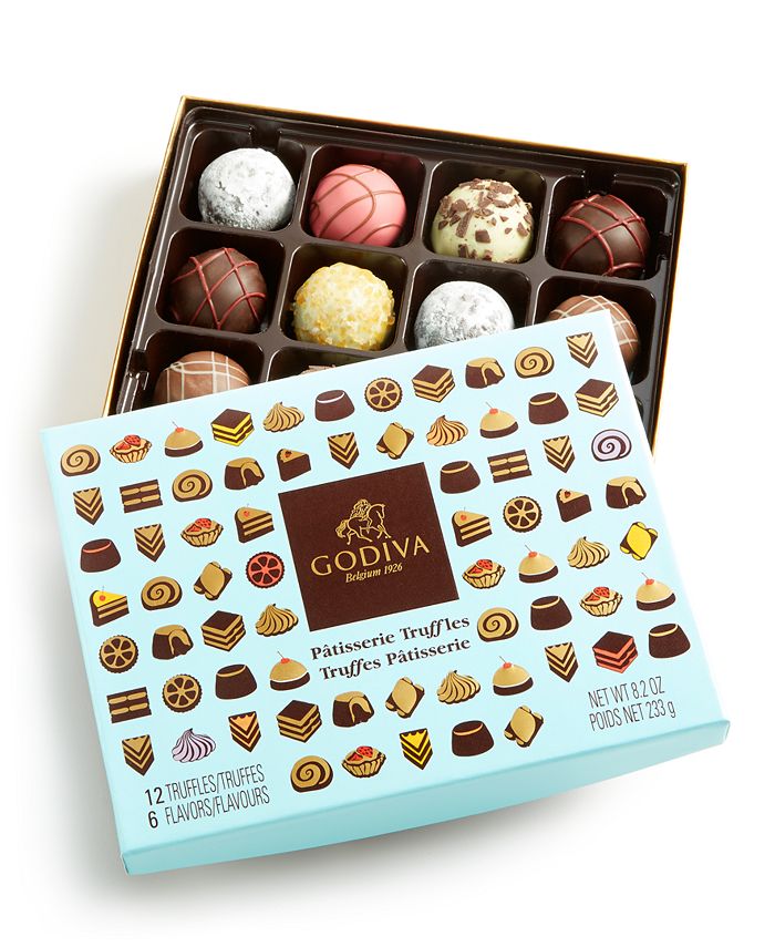 Godiva 12Piece Patisserie Truffles Gift Box Macy's