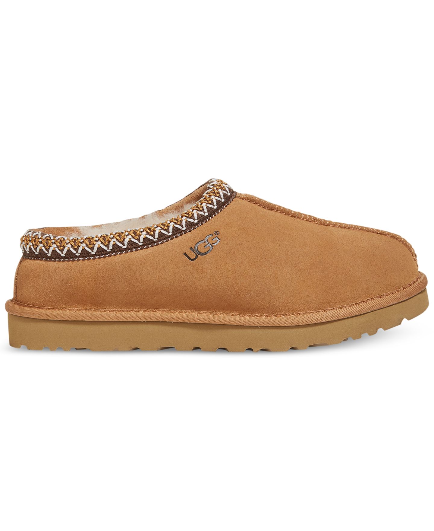 Мужские сабо UGG® Tasman Clog Slippers, цвет: Каштановый — фото 2