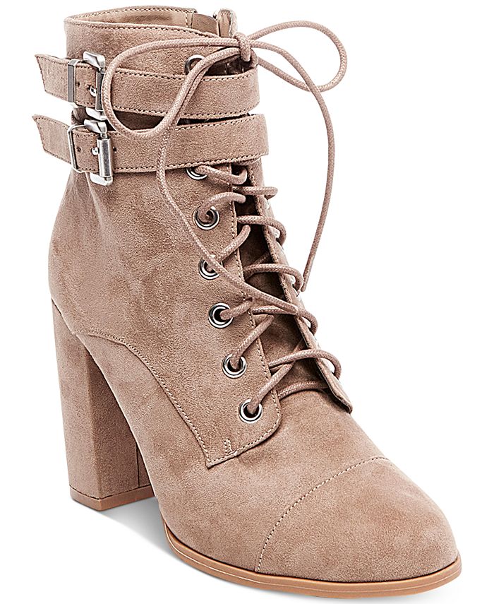 Madden Girl Klaim Combat Booties Macy s
