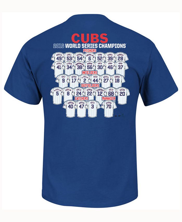 Majestic Chicago Cubs World Series Gear, Cubs World Series Apparel