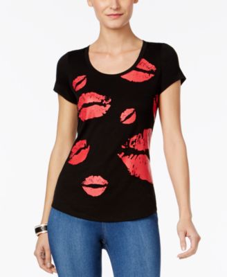 Thalia Sodi - Kiss Graphic T-Shirt