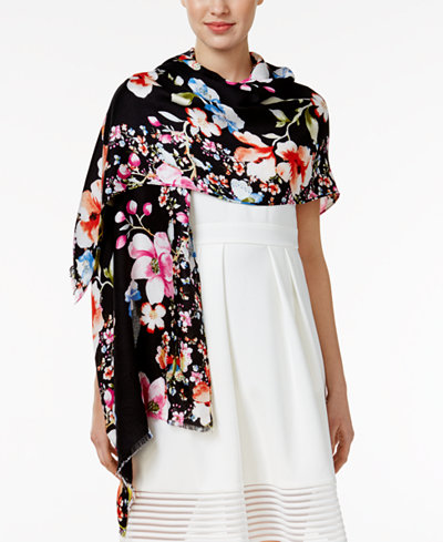 INC International Concepts Butterfly Garden Wrap, Only at Macy's