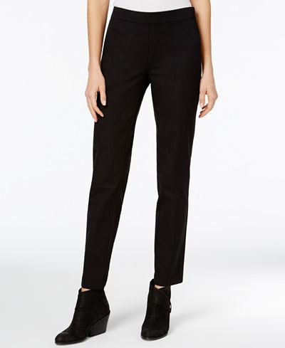 Eileen Fisher Organic Cotton-Blend Twill Pants