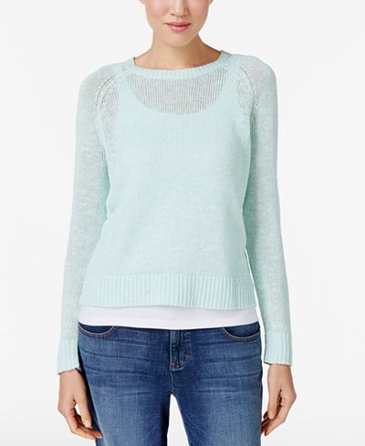 Eileen Fisher Organic Linen-Blend Sweater