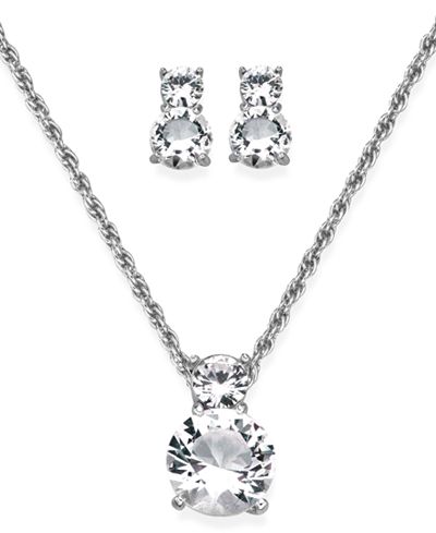 Swarovski pendant and earrings set Clearance