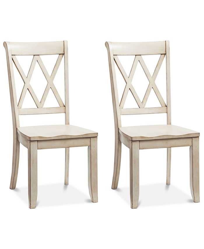 Standard Furniture Carsen XBack Chairs, Set of 2 Macy's