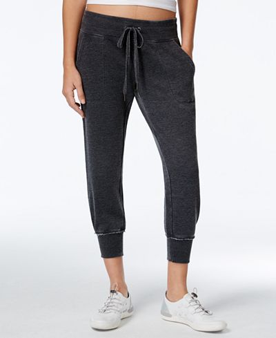 Calvin Klein Performance Soft Cropped Sweatpants - Capris - Women - Macy's