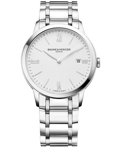 Baume & Mercier Men's Swiss Classima Stainless Steel Bracelet Watch 40mm M0A10354