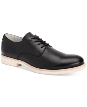 Calvin Klein Men's Faustino Washed Leather Oxfords - Web ID: 4378390