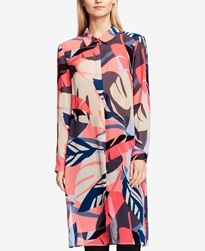 Vince Camuto Floral-Print Tunic