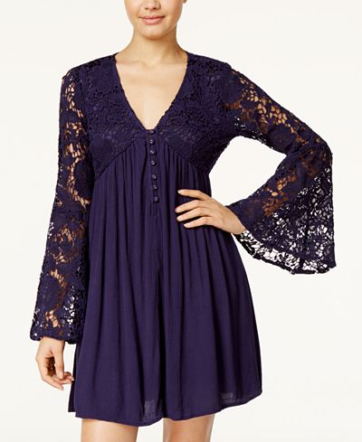 American Rag Bell-Sleeve Babydoll Dress, Only at Macy's