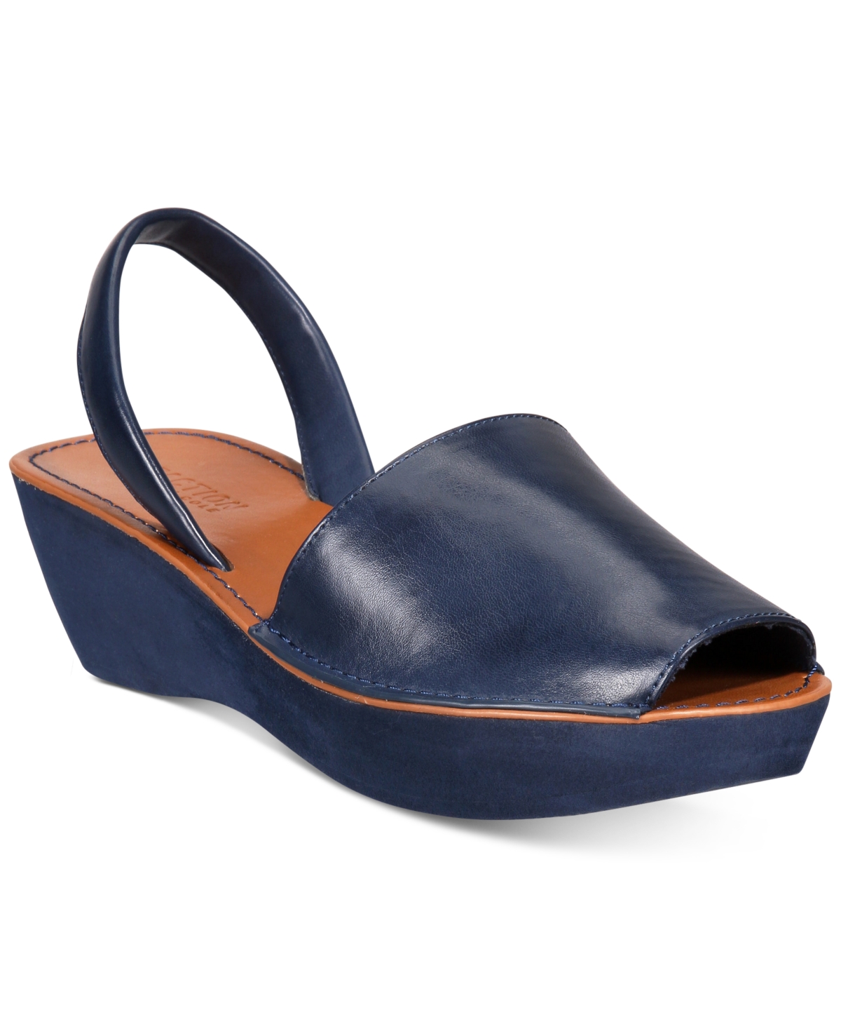 Women's Fine Glass Wedge Sandals - Luggage
