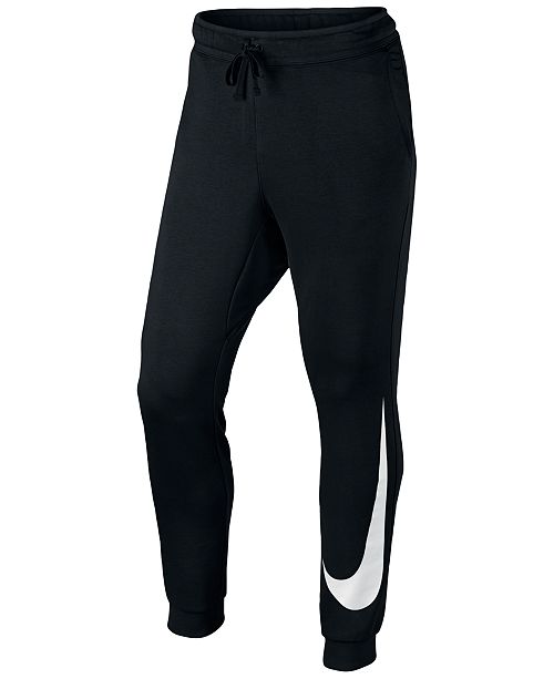 Nike Men's Fleece Logo Jogger Pants & Reviews - All Activewear - Men ...