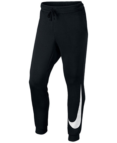 Nike Men's Fleece Logo Jogger Pants - Activewear - Men - Macy's