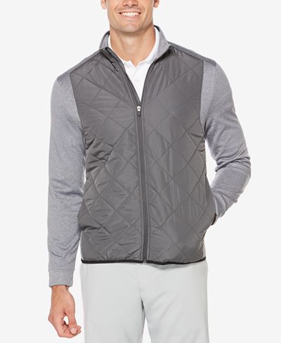 PGA Tour Men's Mixed Media Golf Jacket