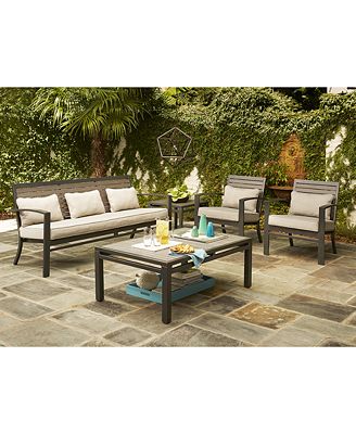 CLOSEOUT! Marlough Outdoor Seating Collection, Created for Macy&#39;s - Furniture - Macy&#39;s