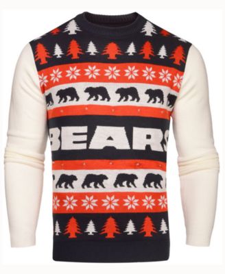 chicago bears light up sweater