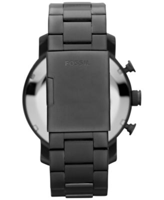 Men's Chronograph Nate Smoke Tone Stainless Steel Bracelet Watch 50mm JR1437