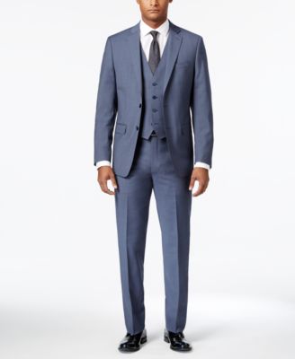 Light blue calvin klein suit best sale