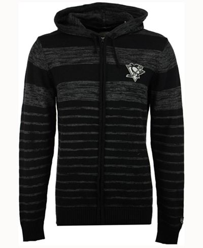 Old Time Hockey Men's Pittsburgh Penguins Dustin Full Zip Jacket