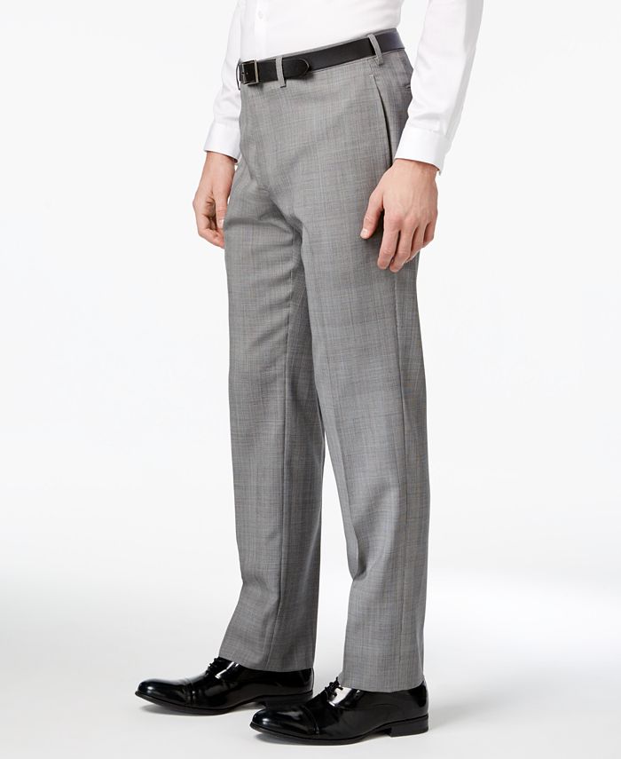 Lauren Ralph Lauren Men's Slim-Fit Total Stretch Gray Glen Plaid Suit ...