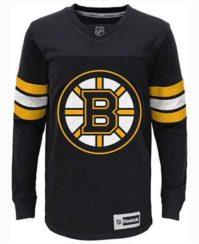 Reebok Kids' Boston Bruins Jersey Long Sleeve T-Shirt