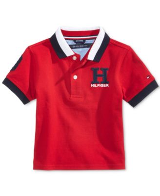 tommy hilfiger polo shirt red