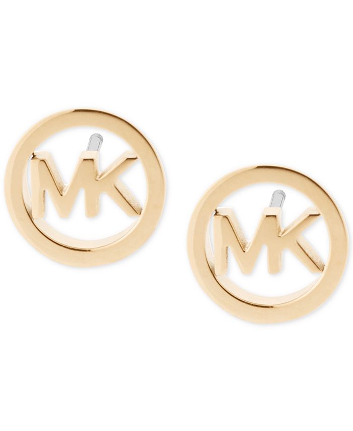 Michael Kors Logo Stud Earrings & Reviews - Earrings - Jewelry & Watches -  Macy's