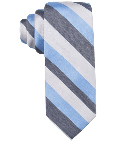 Ryan Seacrest Distinction™ Men's Newland Stripe Slim Tie, Only at Macy's